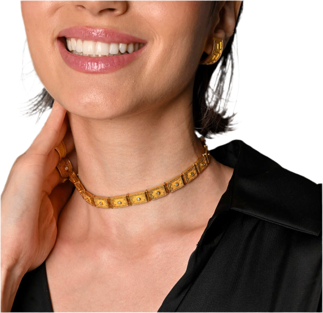SUIVRE L'AMOUR CHOKER NECKLACE